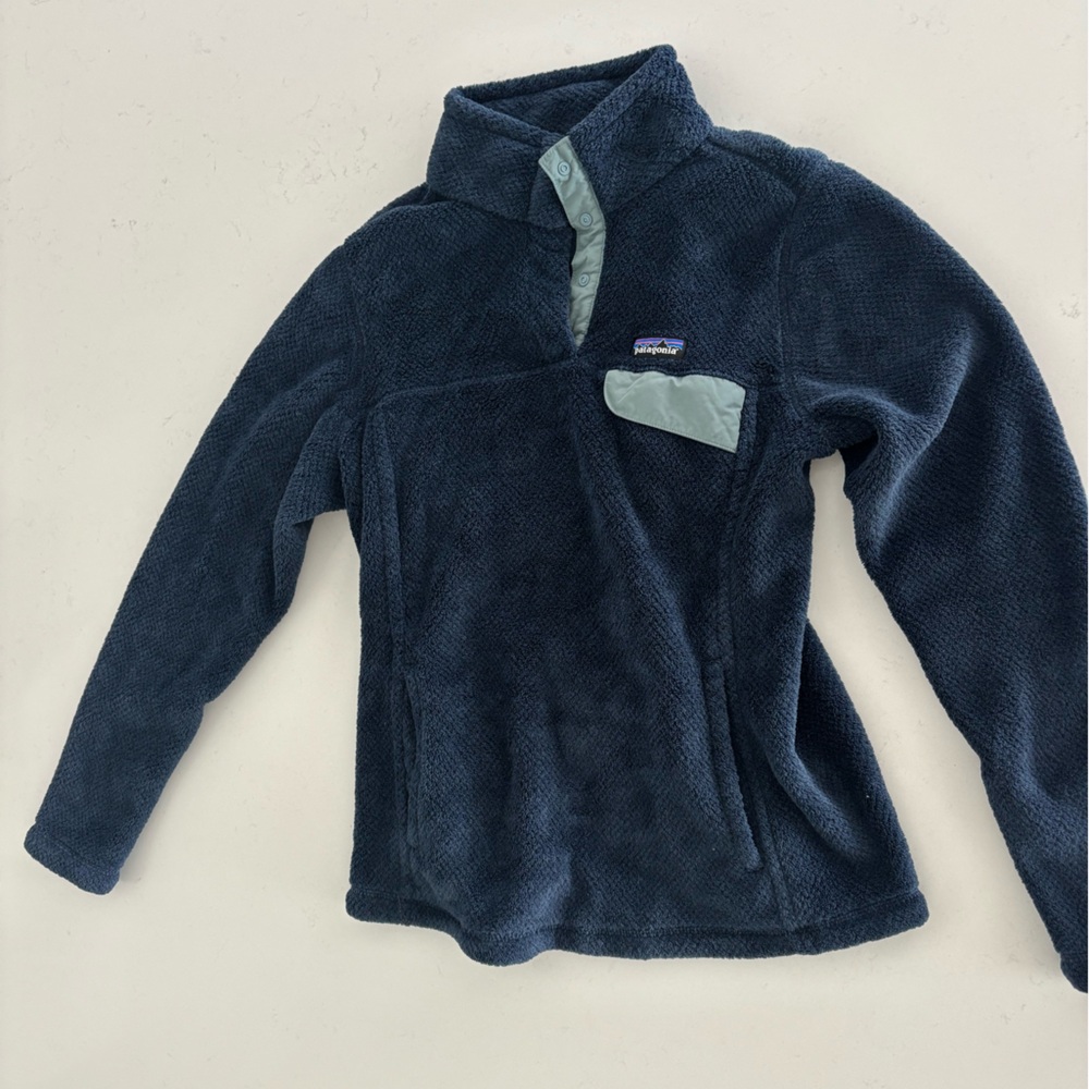 Patagonia Womens Navy Fleece Pullover